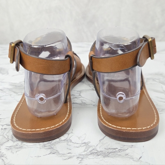 Polo Ralph Lauren Double O-Ring Leather Sandal Size 7.5 - Picture 6 of 11